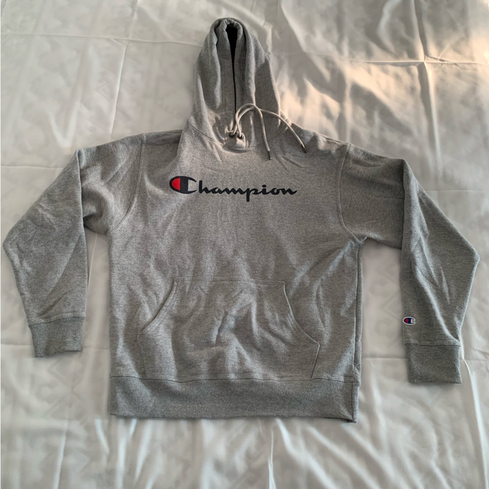 Champion grey hoodie